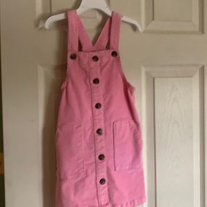 Pink Corduroy Dress
